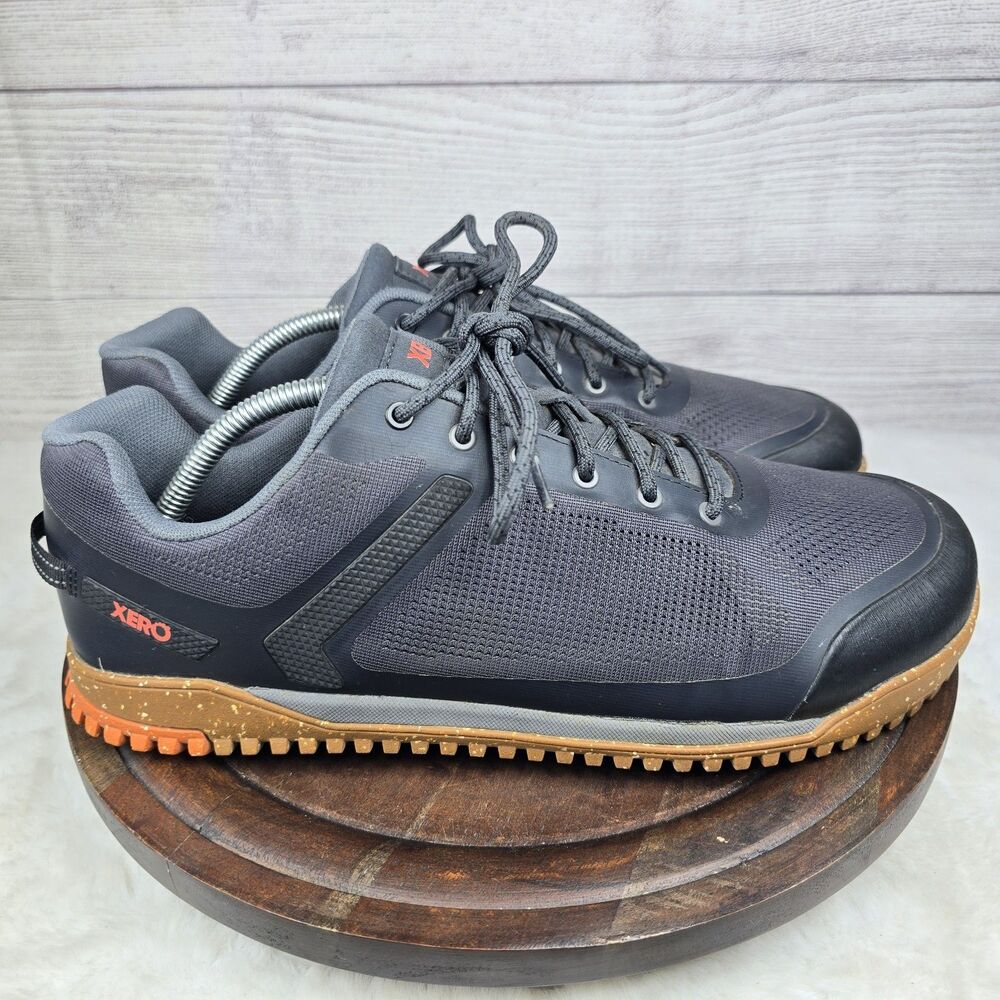 Xero Shoes Ridgeway Mesh Low Gray Black Trail Hiking Barefoot Sneaker Men Sz 12 - Picture 3 of 11